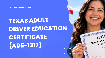 Texas Adult Driver Education Certificate